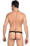 String homme noir résille String homme noir résille