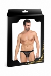 String homme noir résille String homme noir résille